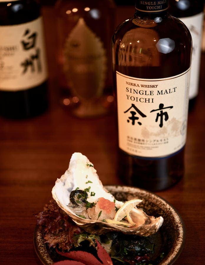 japaese whisky tasing munich in sushi restaurant sushiya